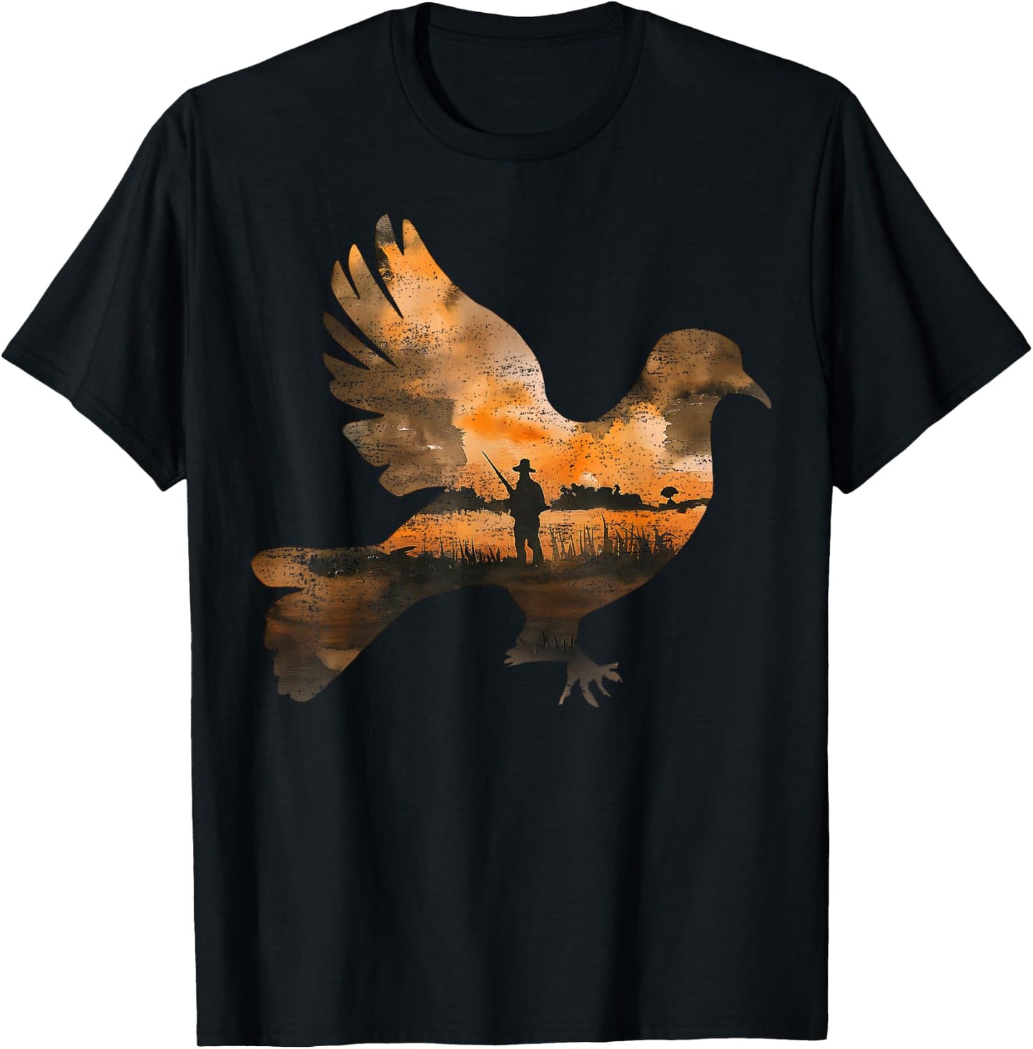 Dove Hunting Texas Dove Hunter T-Shirt - T-Shirt | Black