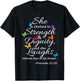 She is Clothed Strength & Dignity Proverbs 31:25 T-Shirt - T-Shirt | Black