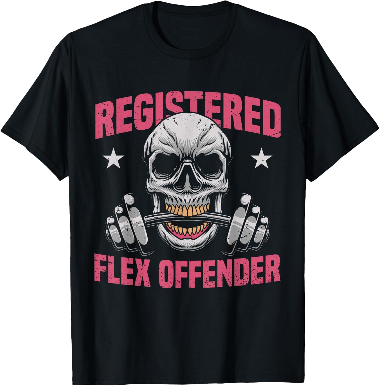 Registered Flex Offender T-Shirt - T-Shirt | Black