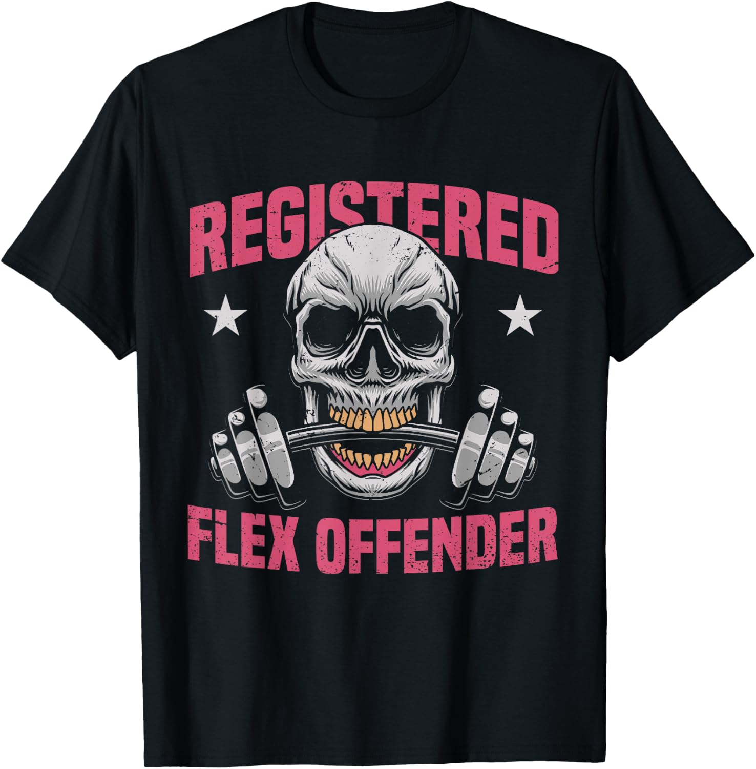 Registered Flex Offender T-Shirt - T-Shirt | Black