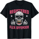 Registered Flex Offender T-Shirt - T-Shirt | Black