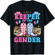 Cute Keeper of The Gender Reveal Baby Boots Western Theme T-Shirt - T-Shirt | Black
