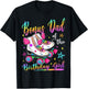 Bonus Dad Of The Birthday Girl Rolling Skate Family Matching T-Shirt - T-Shirt | Black