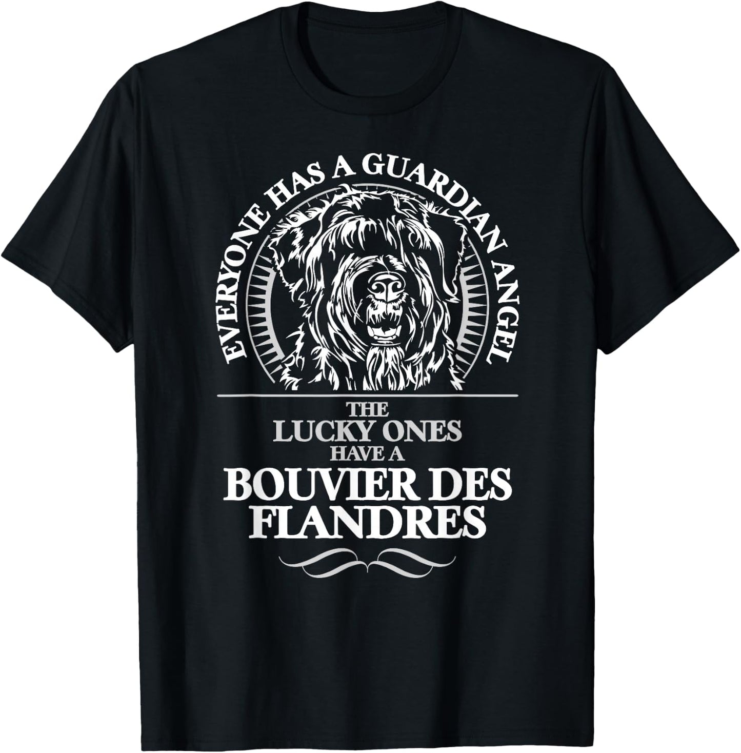 Bouvier Des Flandres dog gift Shirt funny T-Shirt - T-Shirt | Black