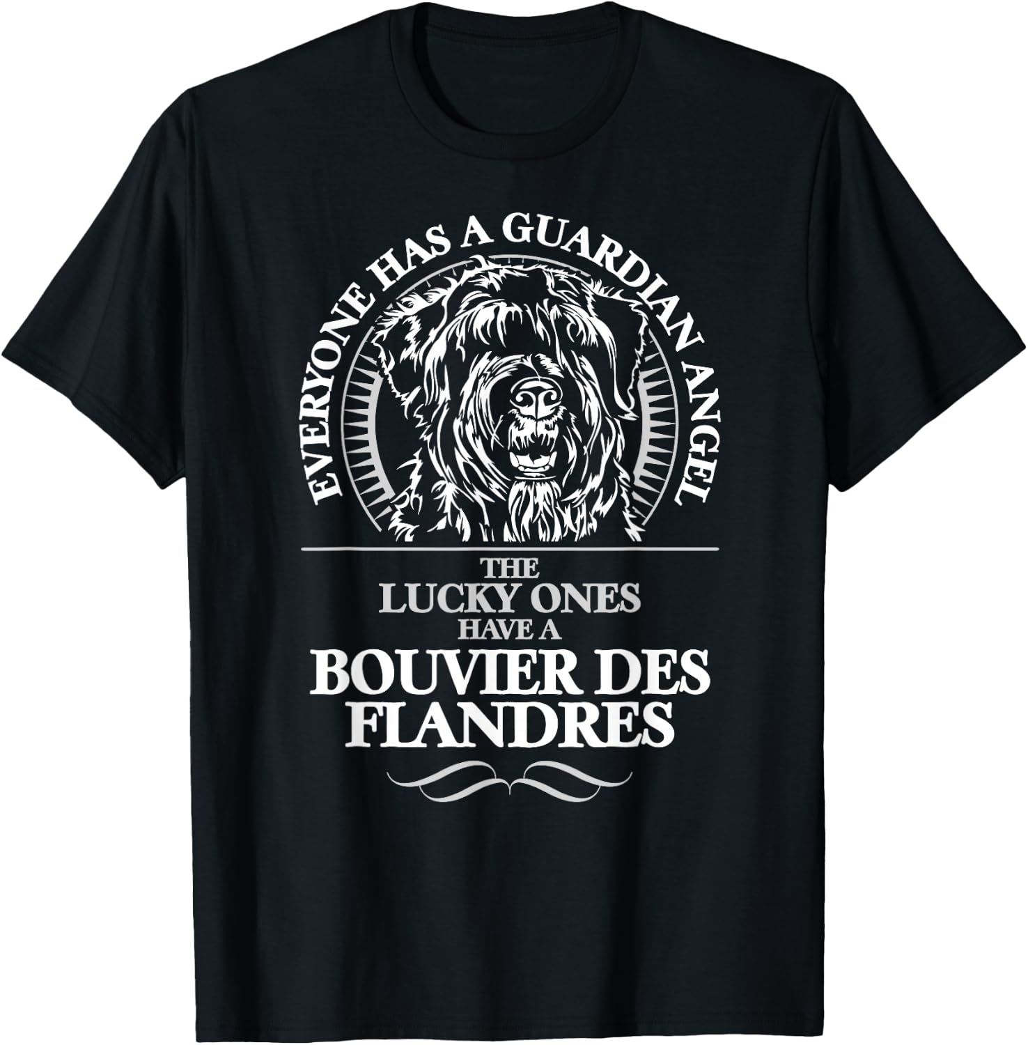 Bouvier Des Flandres dog gift Shirt funny T-Shirt - T-Shirt | Black