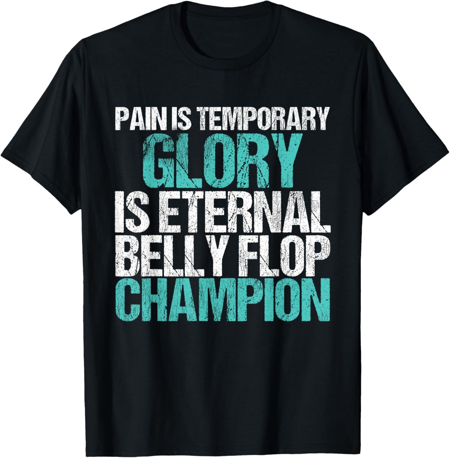 Belly Flop Belly Flop Champion Belly Flop Shirt Men T-Shirt - T-Shirt | Black