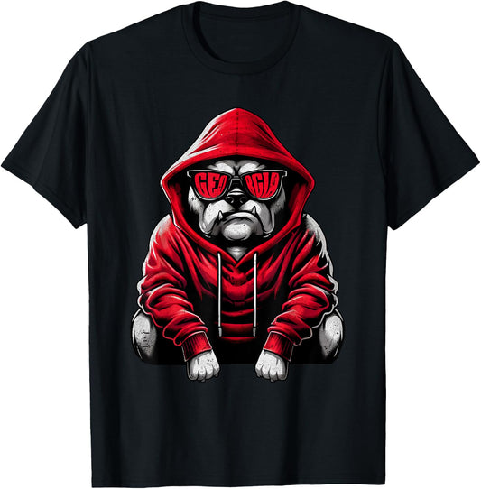 I Love Bulldog Animal Cute Dogs Vintage Bulldog Personalized Men Women Kids T-Shirt - T-Shirt | Black