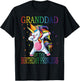Granddad Of The Birthday Princess Unicorn T-Shirt - T-Shirt | Black
