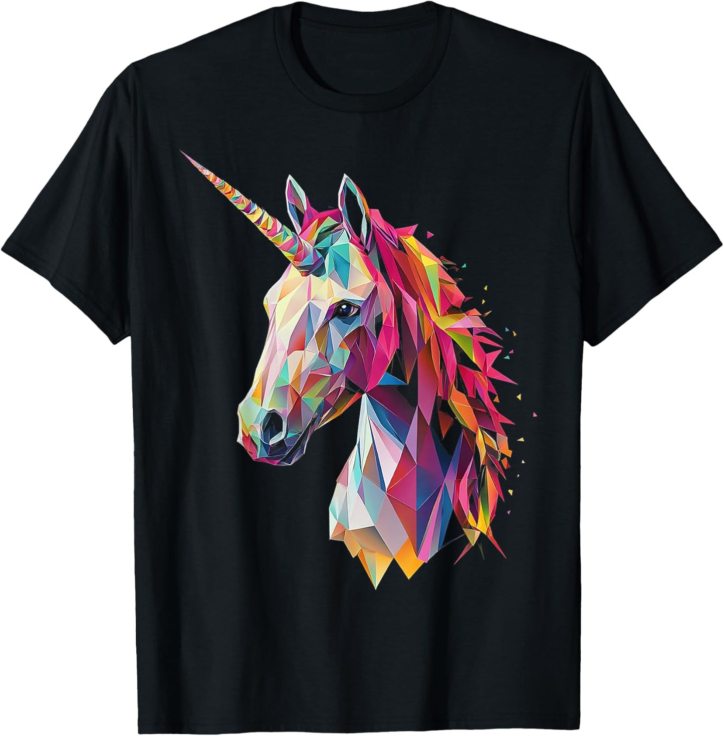 Unicorn Mythical Graphic Fantasy Art Unicorn T-Shirt - T-Shirt | Black