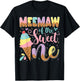 Meemaw Of The Sweet One Ice Cream 1St Birthday Party T-Shirt - T-Shirt | Black
