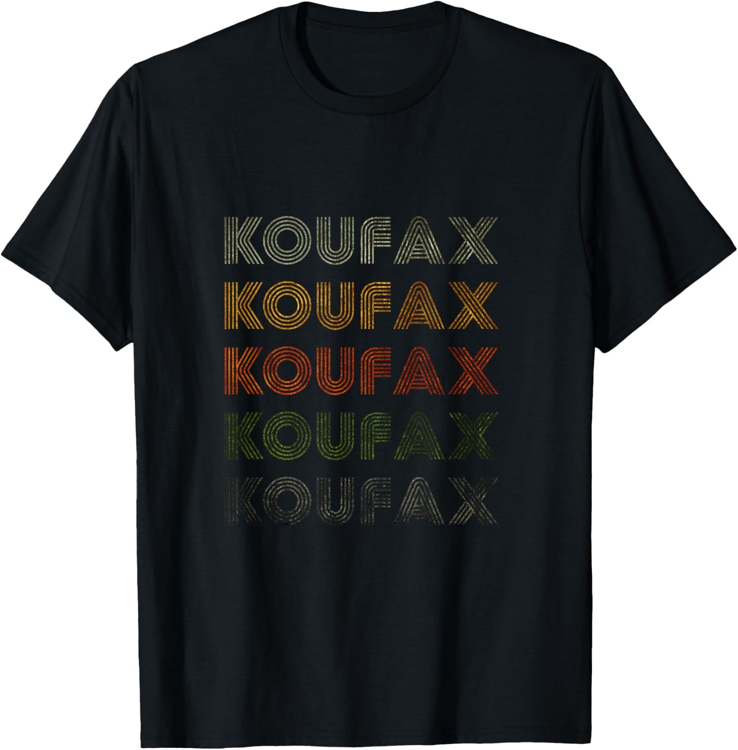 Love Heart Koufax Grunge Vintage Style Black Koufax T-Shirt - T-Shirt | Black