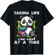 Taking Life One Cast At A Time Broken Arm Gifts For Kids T-Shirt - T-Shirt | Black