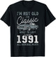 1991 Classic Car 35th Birthday T-Shirt - T-Shirt | Black