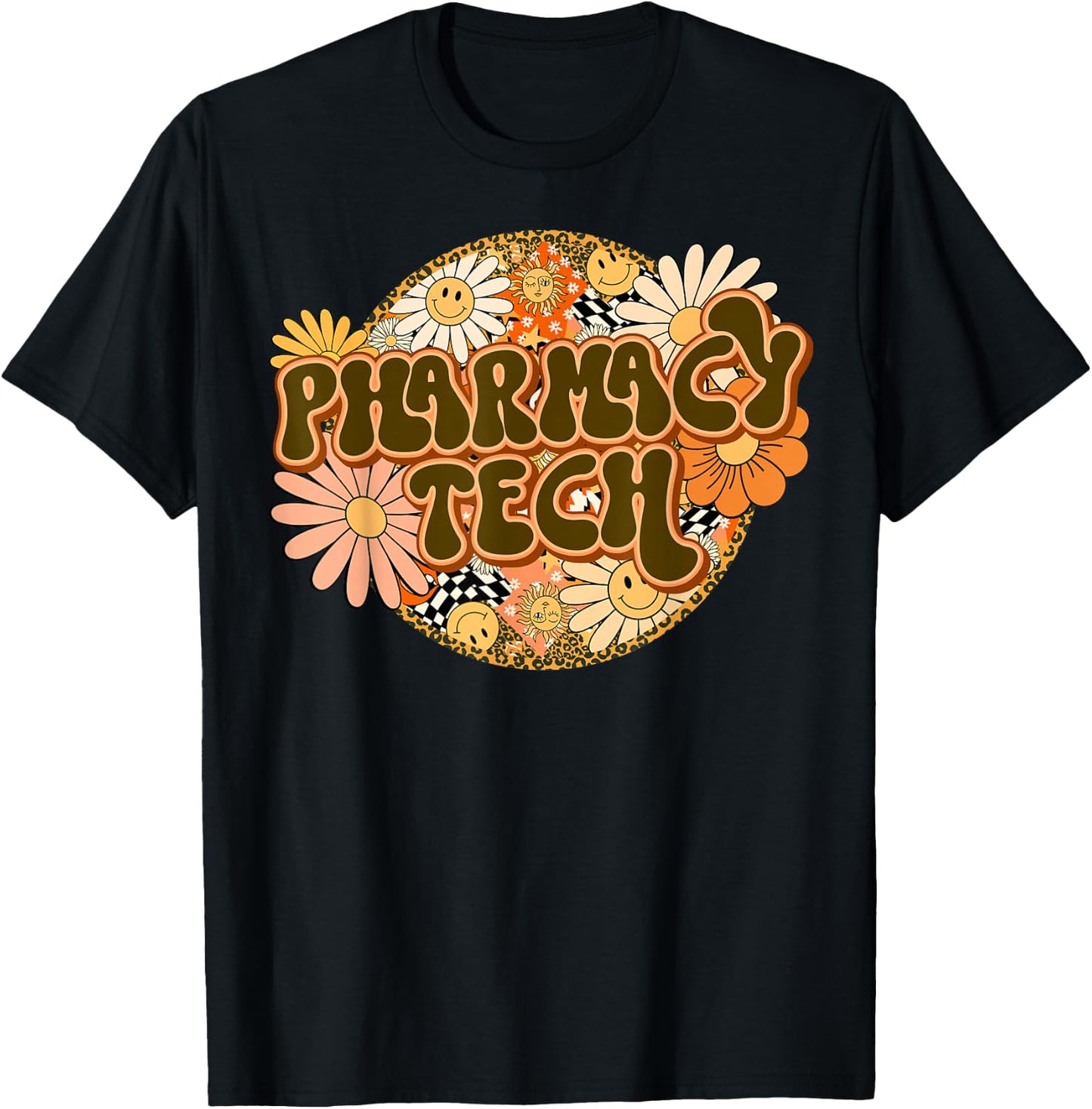 Pharmacy Technician CPHT School Pharmacist Tech Assistant T-Shirt - T-Shirt | Black