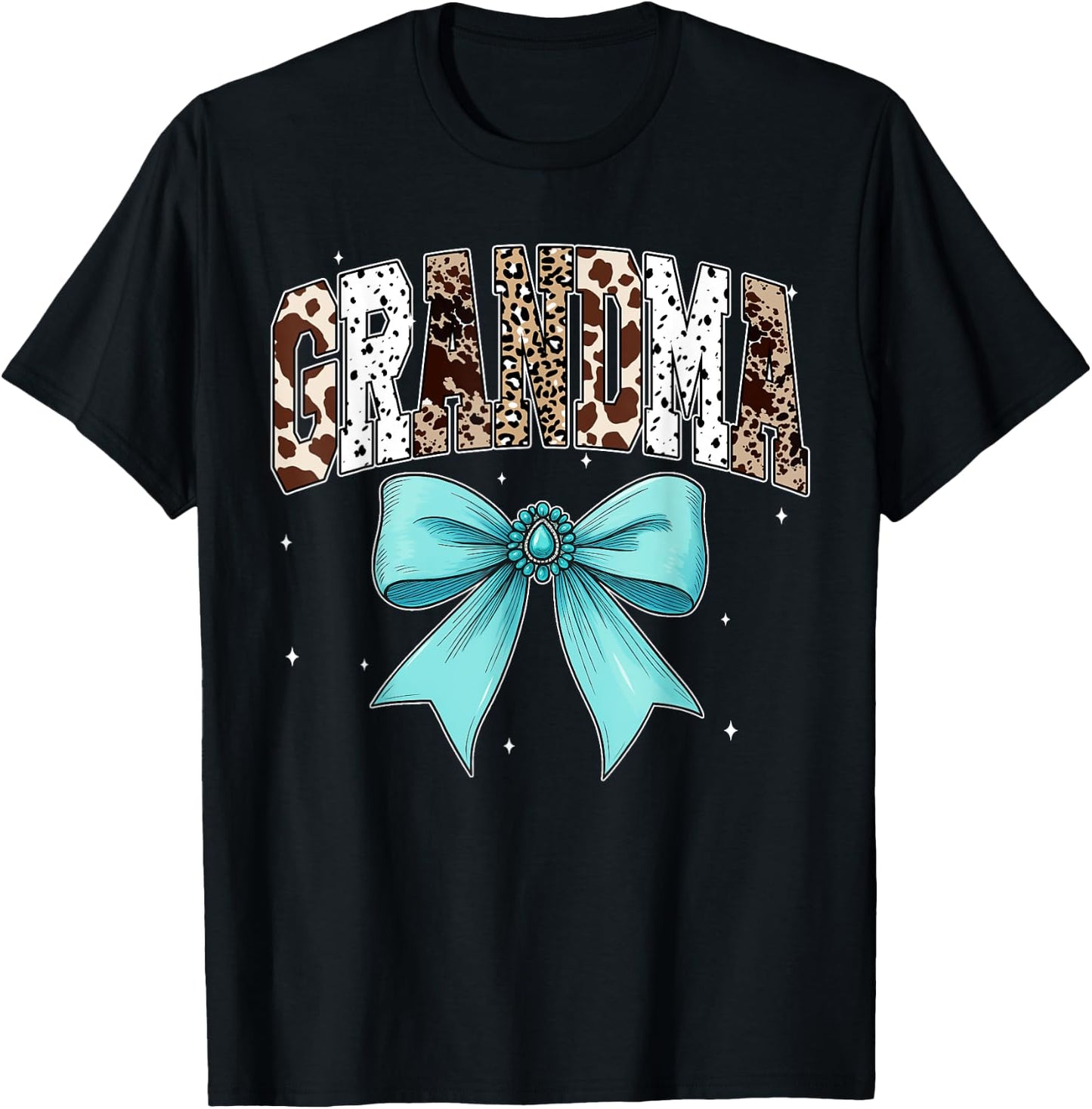 Grandma Western Rodeo Coquette Birthday Girls Family Matchin T-Shirt - T-Shirt | Black