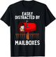 Funny Mailman Art Women Postal Worker Office Mailman T-Shirt - T-Shirt | Black