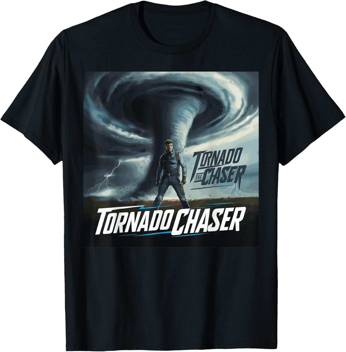 Tornado Costume Tornado Chasers Storm Hunter Storm Tornado T-Shirt - T-Shirt | Black