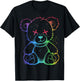 Evil Teddy Bear Dark Scary Fantasy Gothic Teddy Cuddling T-Shirt - T-Shirt | Black