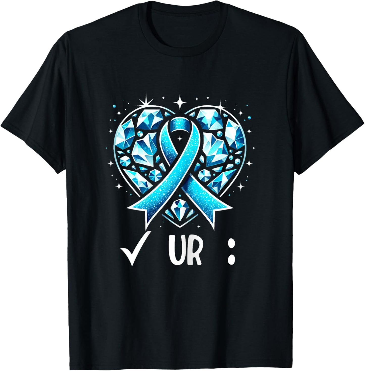New Colorectal Cancer Awareness Colonscopy Check Your Colon T-Shirt - T-Shirt | Black