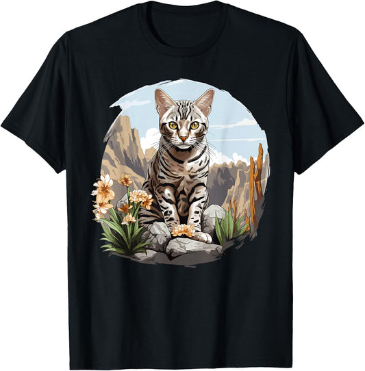 Egyptian Mau Cats Kitten Egyptian Mau Cat T-Shirt - T-Shirt | Black