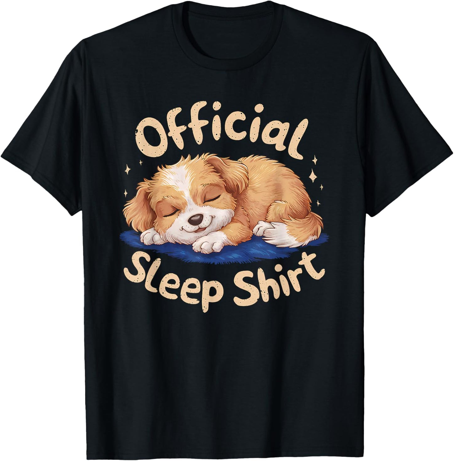 Official Sleep Shirt Dog Pajamas Nightgown T-Shirt - T-Shirt | Black