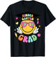 Groovy Kindergarten Graduate Happy Face Graduation 2024 Grad T-Shirt - T-Shirt | Black