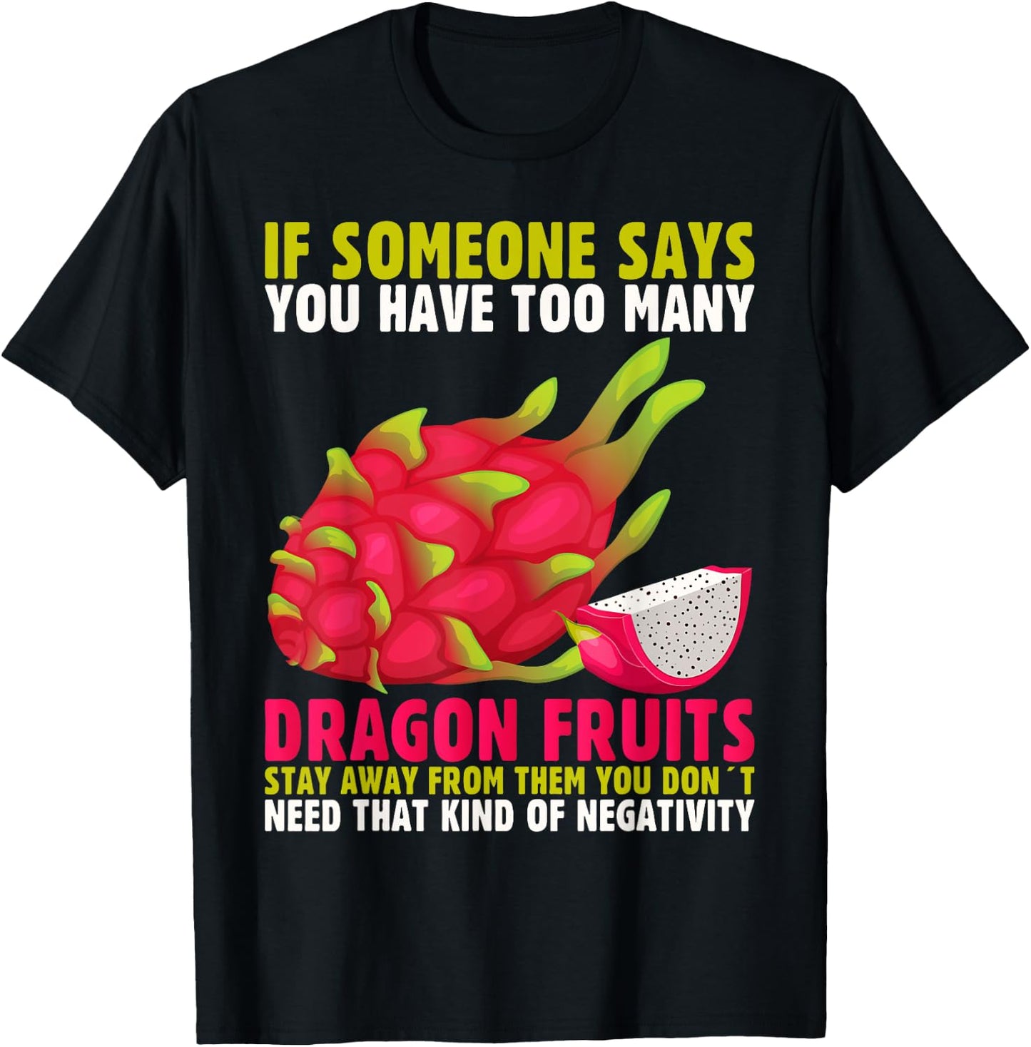 Tropical Dragonfruit Summer Vibes Design Women Kids T-Shirt - T-Shirt | Black