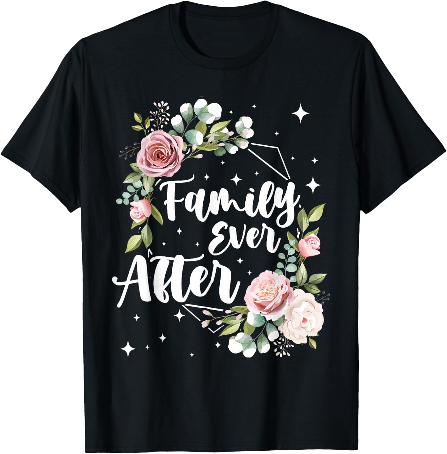 Family Ever After. Adopt Adoption Family as Gotcha Day T-Shirt - T-Shirt | Black