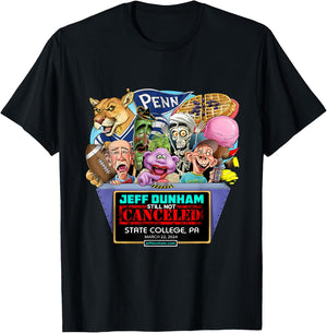 Jeff Dunham State College, PA (2024) T-Shirt - T-Shirt | Black