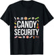 Candy security Party Halloween Trick Or Treat T-Shirt - T-Shirt | Black