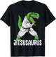 Jitsusaurus Funny Jiu-Jitsu Brazillian Ju Jitsu Bjj Boys Kid T-Shirt - T-Shirt | Black