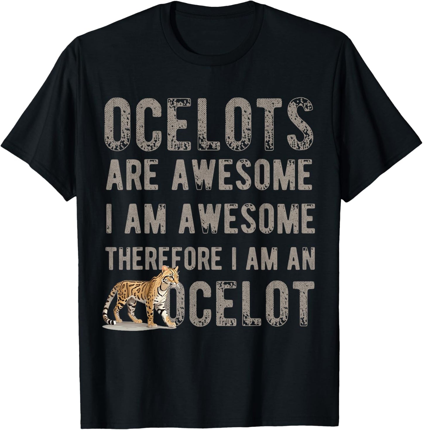 Ocelot Shirt Ocelot Lover Ocelots T-Shirt - T-Shirt | Black