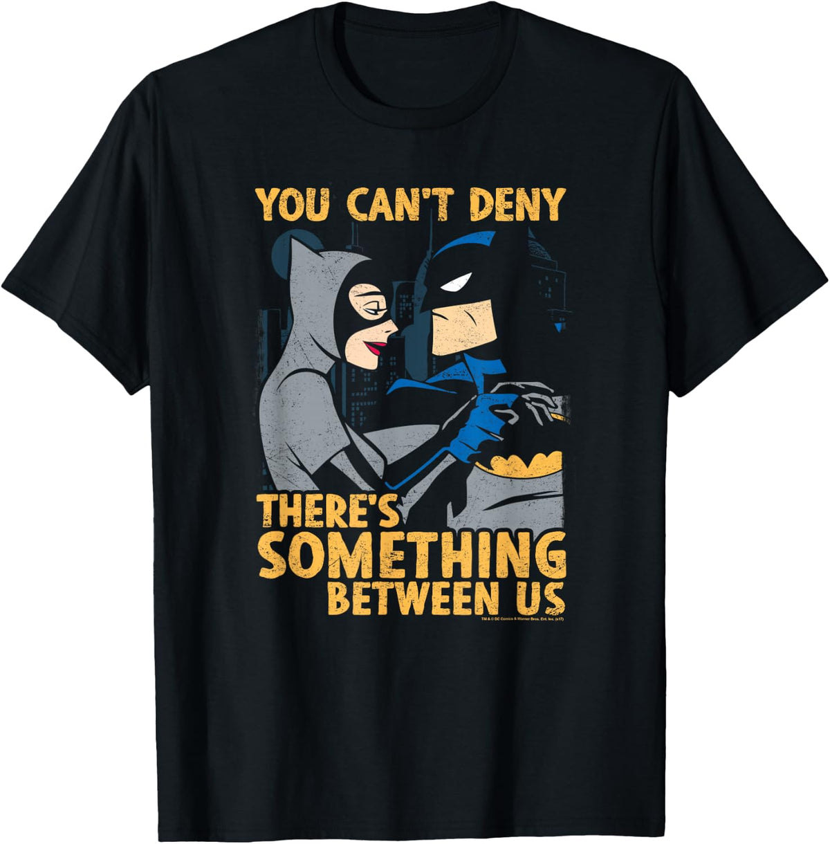 Batman: The Animated Series Catwoman Between Us T-Shirt - T-Shirt | Black