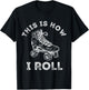 Roller Skates 70s 80s Retro Roller Skates T-Shirt - T-Shirt | Black