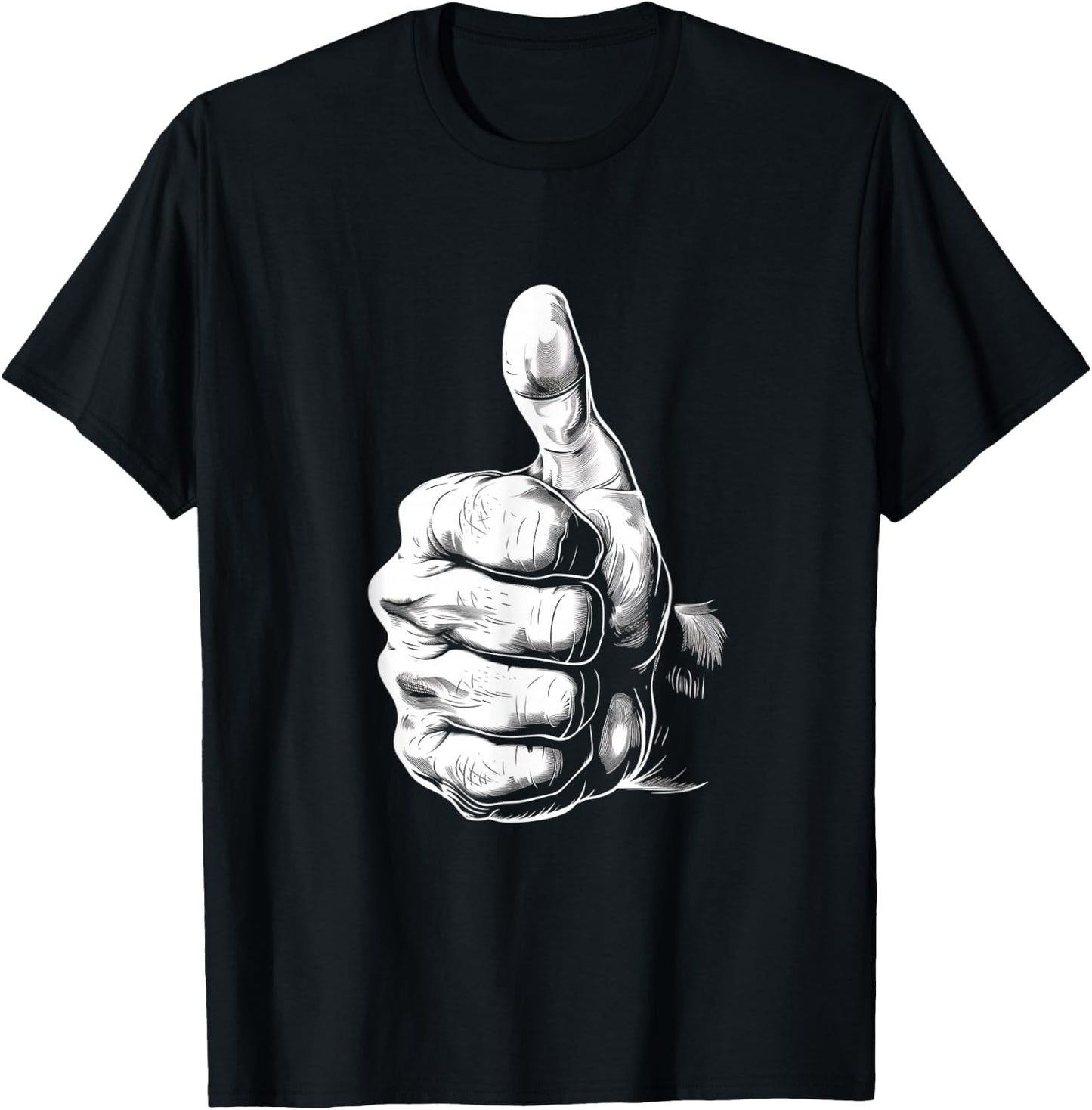 Thumbs Up T-Shirt - T-Shirt | Black