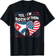 Half Cuban Half American USA Flag Cuba America T-Shirt - T-Shirt | Black