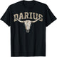 Vintage Darius Name Retro Gifts Women Kids T-Shirt - T-Shirt | Black