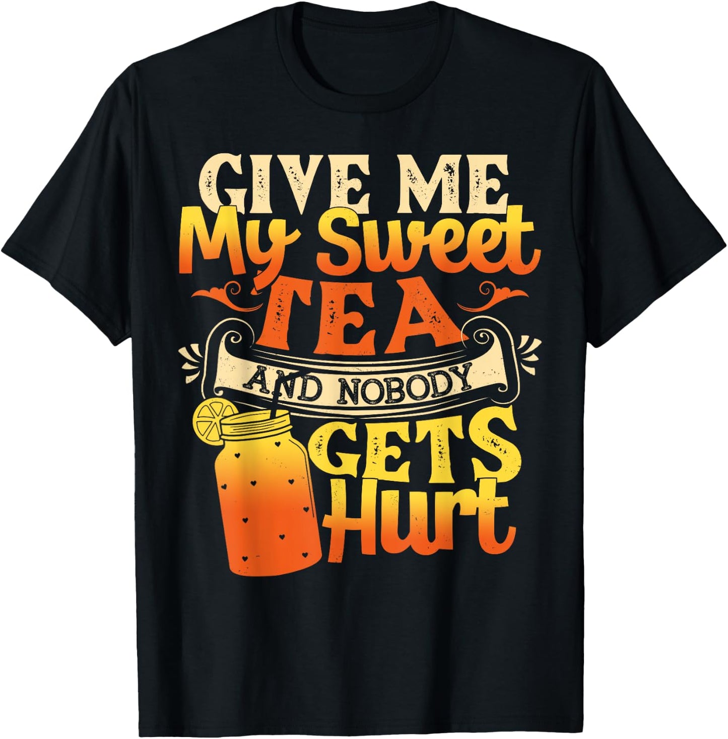 Funny Sweet Tea - I Love Sweet Tea Cute Sweet Tea Drink T-Shirt - T-Shirt | Black
