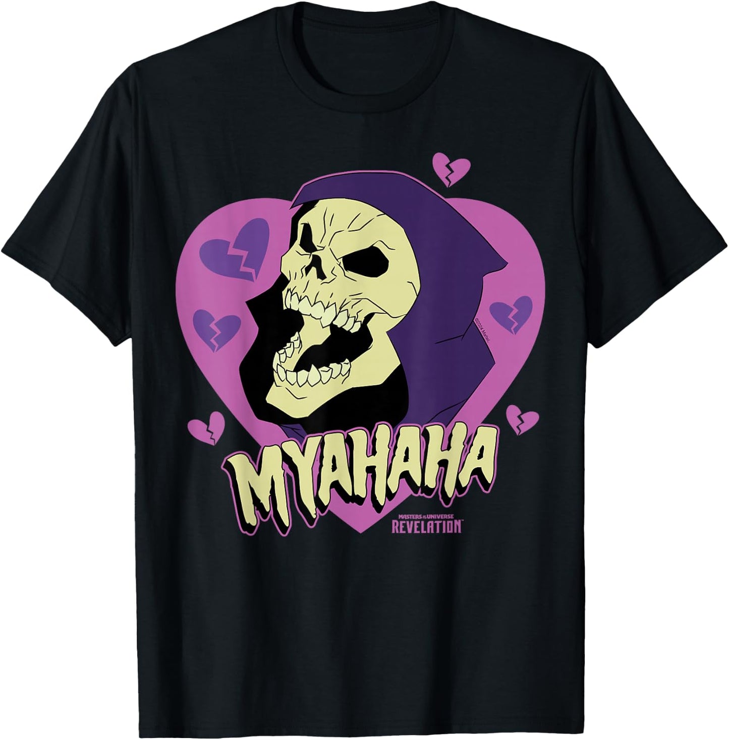 The Revelation of The Masters of The Universe - Skeletor Myahaha T-Shirt - T-Shirt | Black