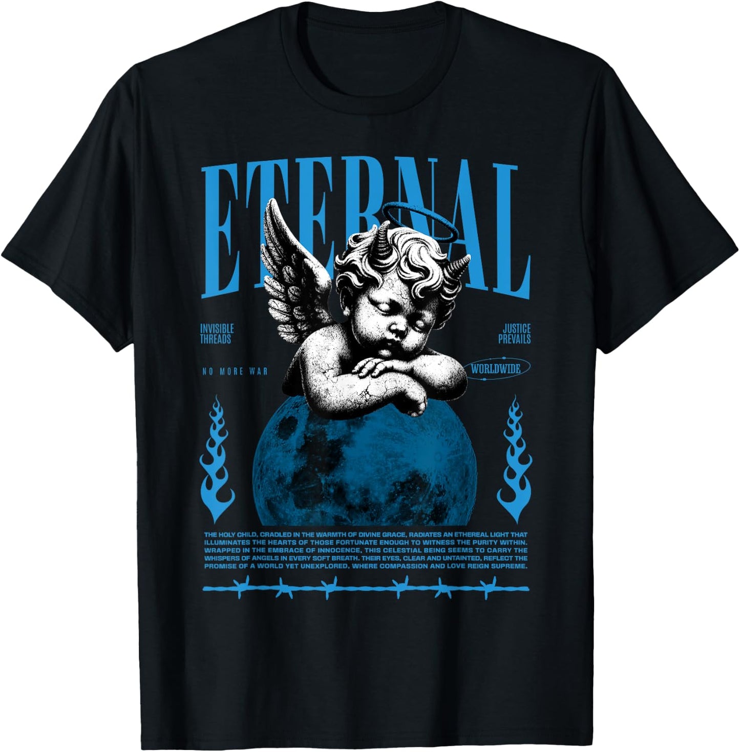 Eternal Powder Blue 9s Matching Women T-Shirt - T-Shirt | Black
