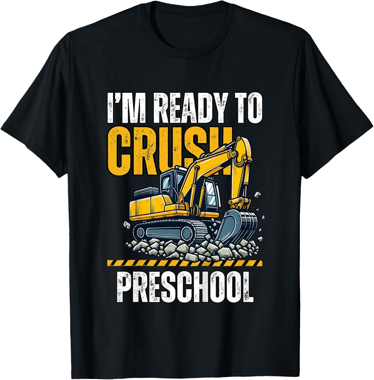 Kids I'm Ready To Crush Preschool boys first day of preschool T-Shirt - T-Shirt | Black