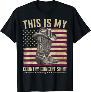 This Is My Country Concert T-Shirt - T-Shirt | Black