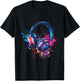 Headphones Music DJ EDM Music Headphones Music Lover Splash T-Shirt - T-Shirt | Black