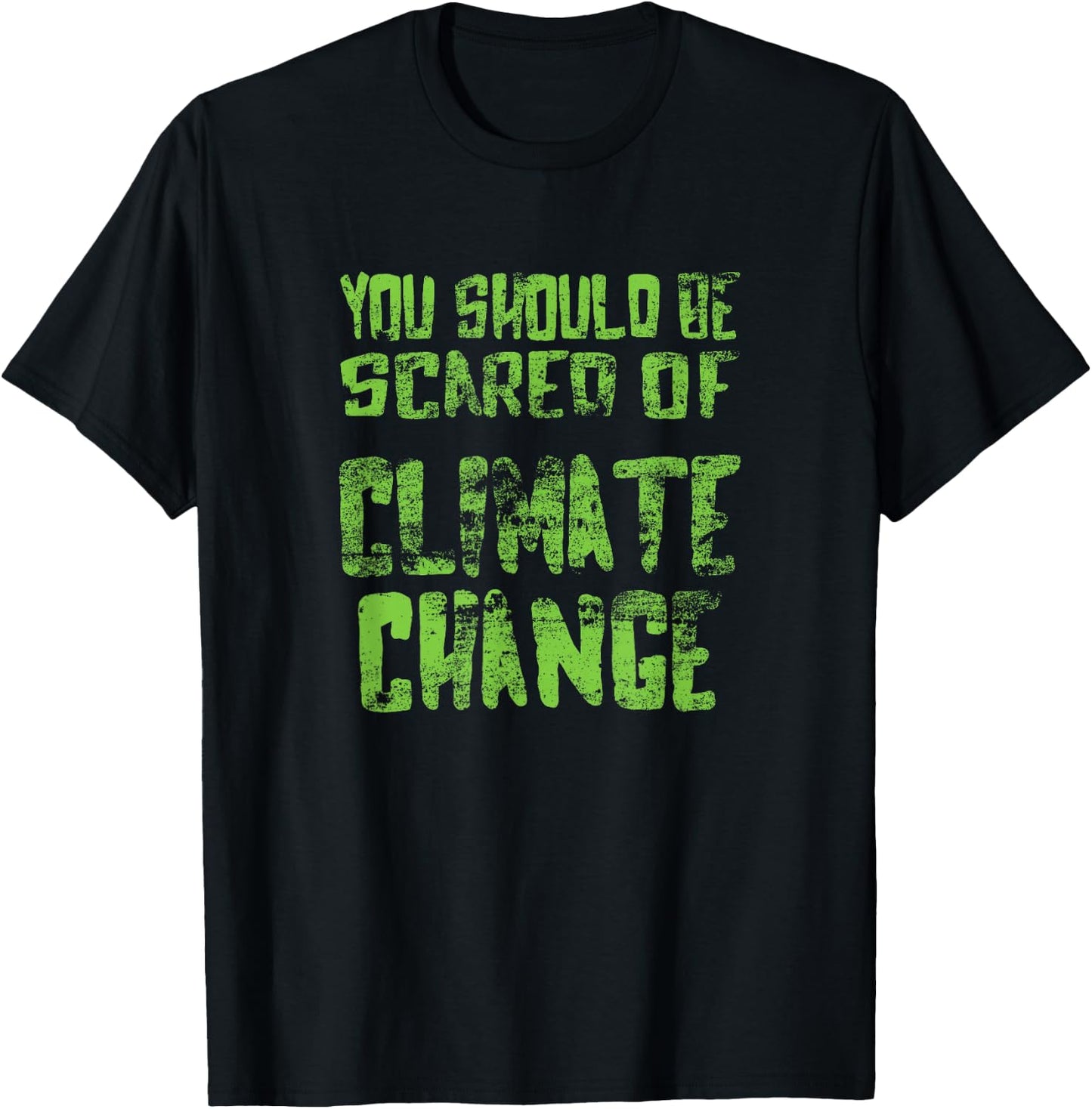 Climate Change Halloween Costume Scary Environment Ecology T-Shirt - T-Shirt | Black