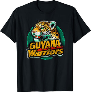Guyana Warriors Vintage Look Cricket T-Shirt - T-Shirt | Black