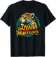 Guyana Warriors Vintage Look Cricket T-Shirt - T-Shirt | Black