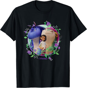 Spellbound Enchanted Floral Family Group T-Shirt - T-Shirt | Black