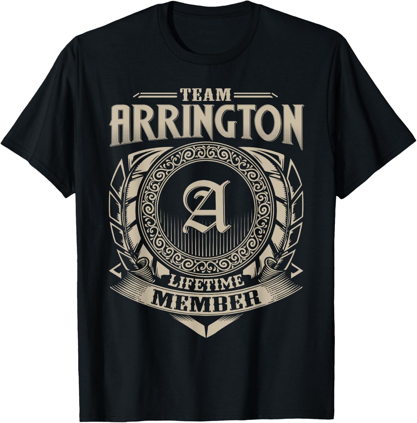 Team ARRINGTON Lifetime Member Vintage ARRINGTON Family T-Shirt - T-Shirt | Black