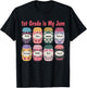 1st Grade Is My Jam Back To School Teacher Students Kids T-Shirt - T-Shirt | Black