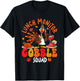 Lunch Monitor Gobble Squad Thanksgiving Turkey Sunglasses T-Shirt - T-Shirt | Black